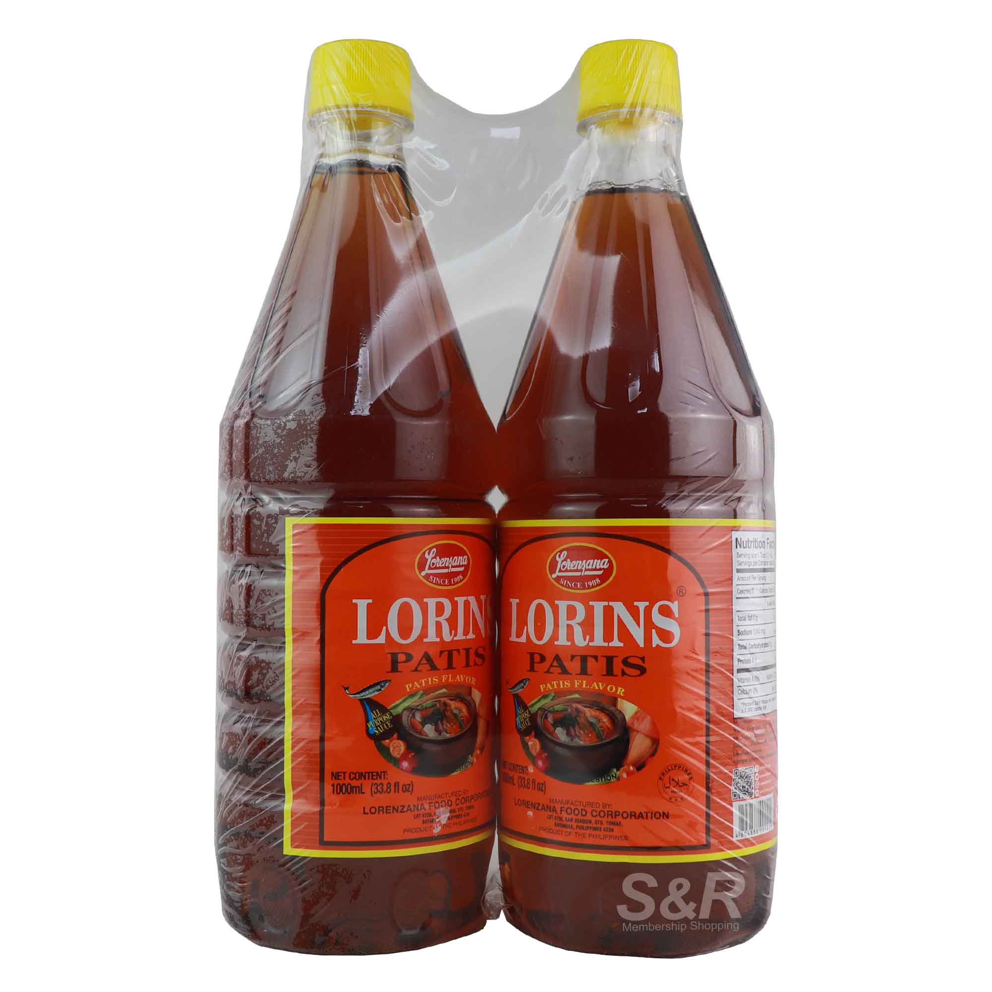 Lorenzana Lorins Patis All Purpose Sauce 2 bottles Lorenzana Lorins Patis All Purpose Sauce 2 bottles